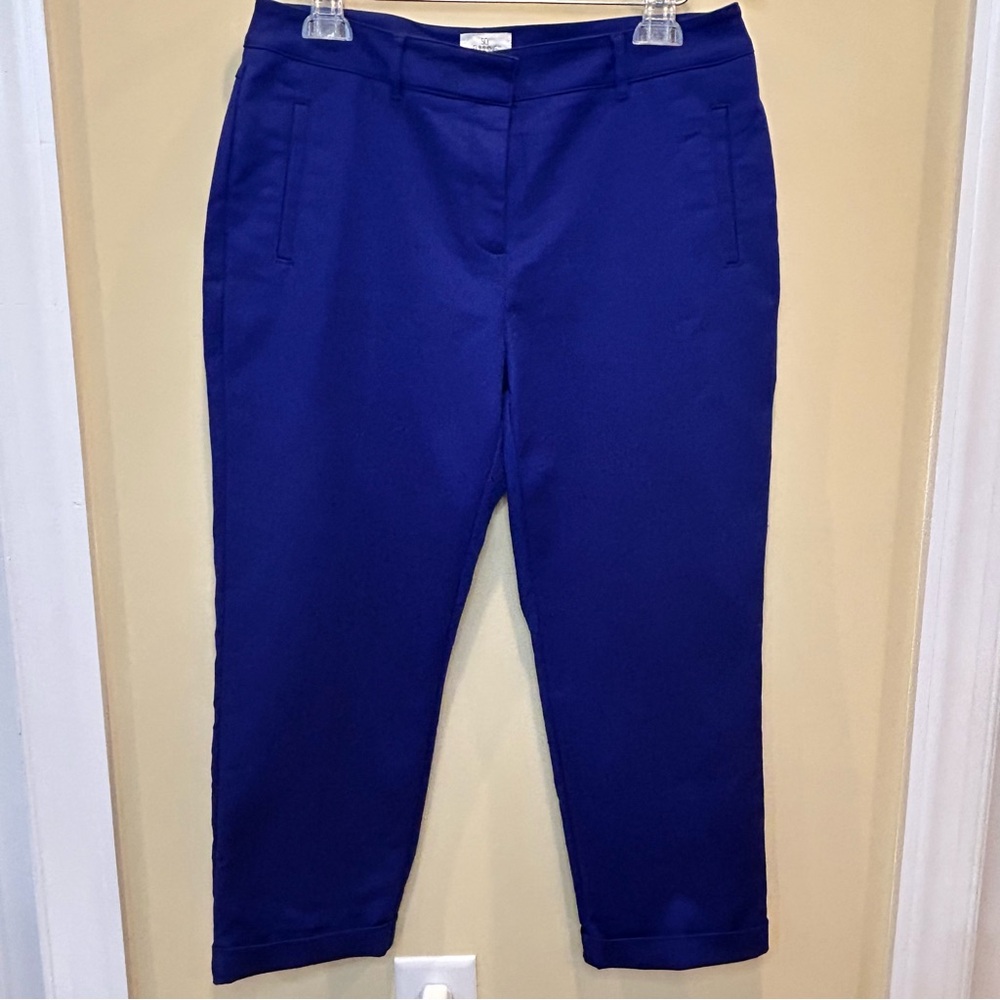 Chico's So Slimming Blue Crop Pants